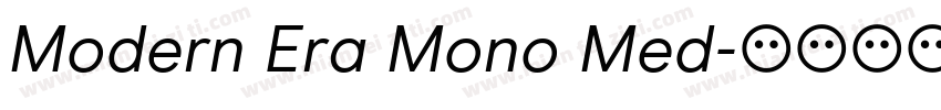 Modern Era Mono Med字体转换